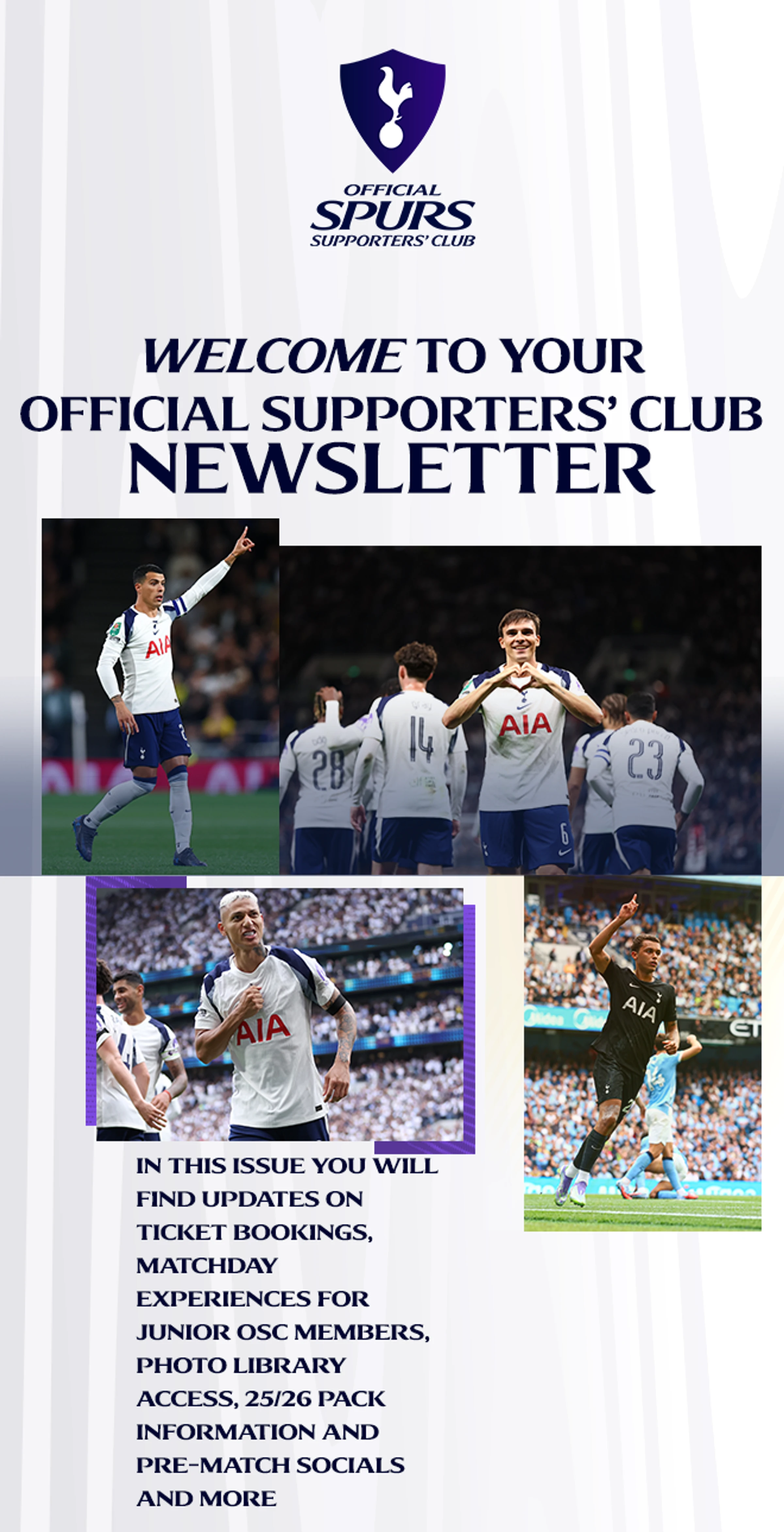 Official Supporters' Club Newsletter #25.10 - Page 1