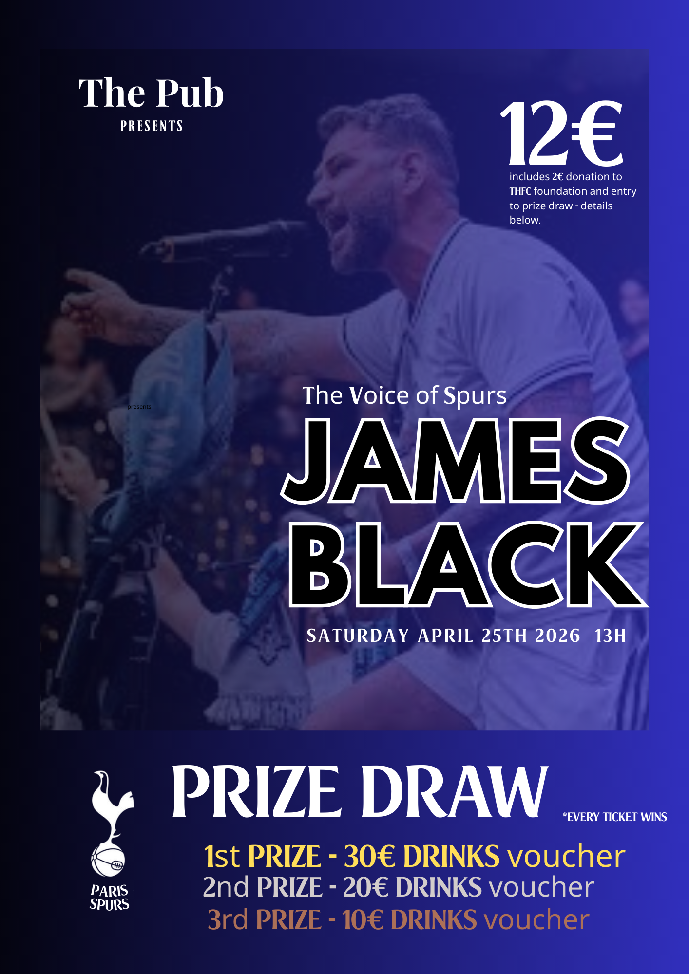 James Black concert @thevoiceofspurs